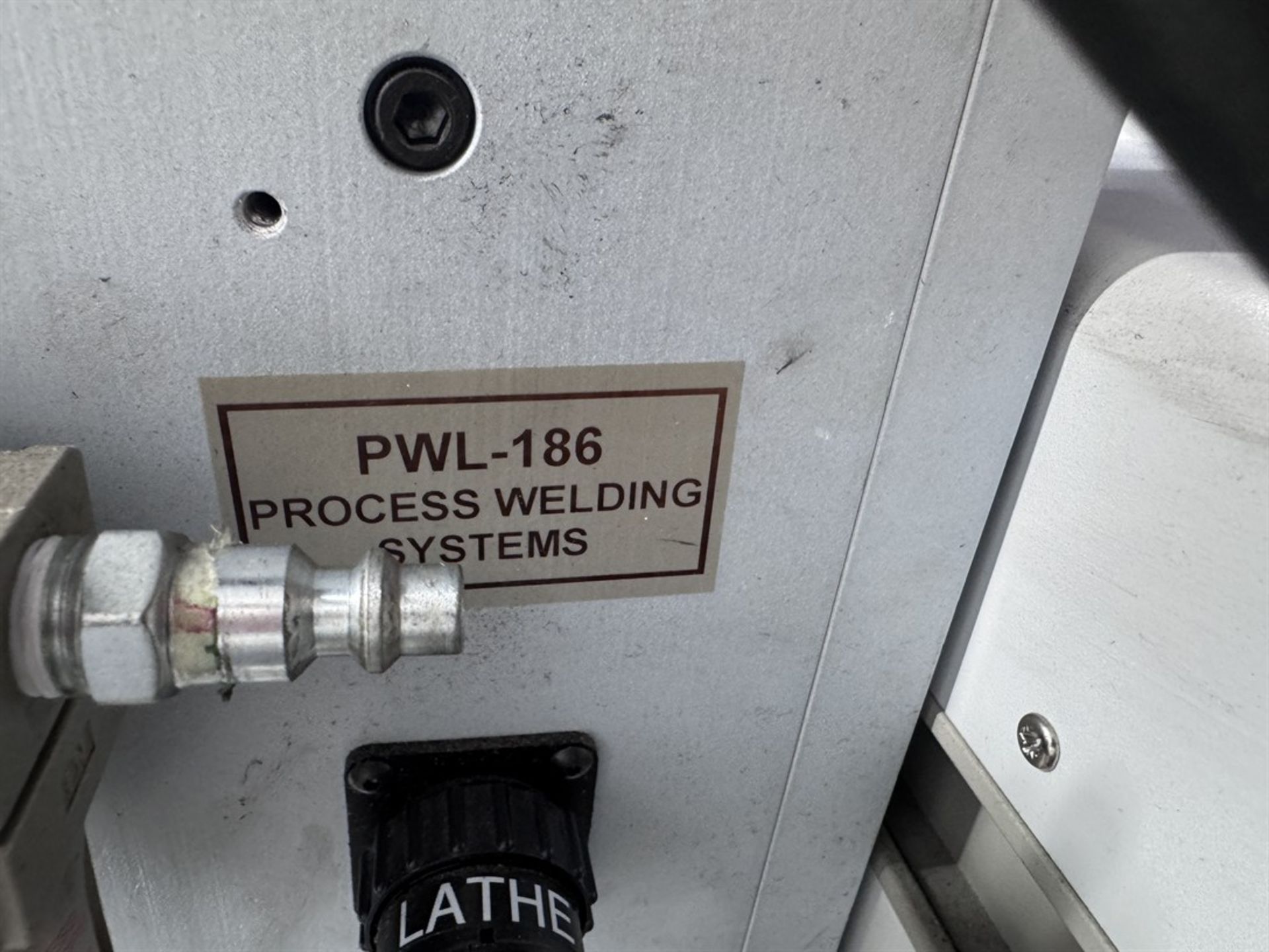 2015 PROCESS WELDING SYSTEMS PWL-186 Welding Lathe, s/n na, w/ DT-100 Weld Programmer, SCS-102 Speed - Image 8 of 14