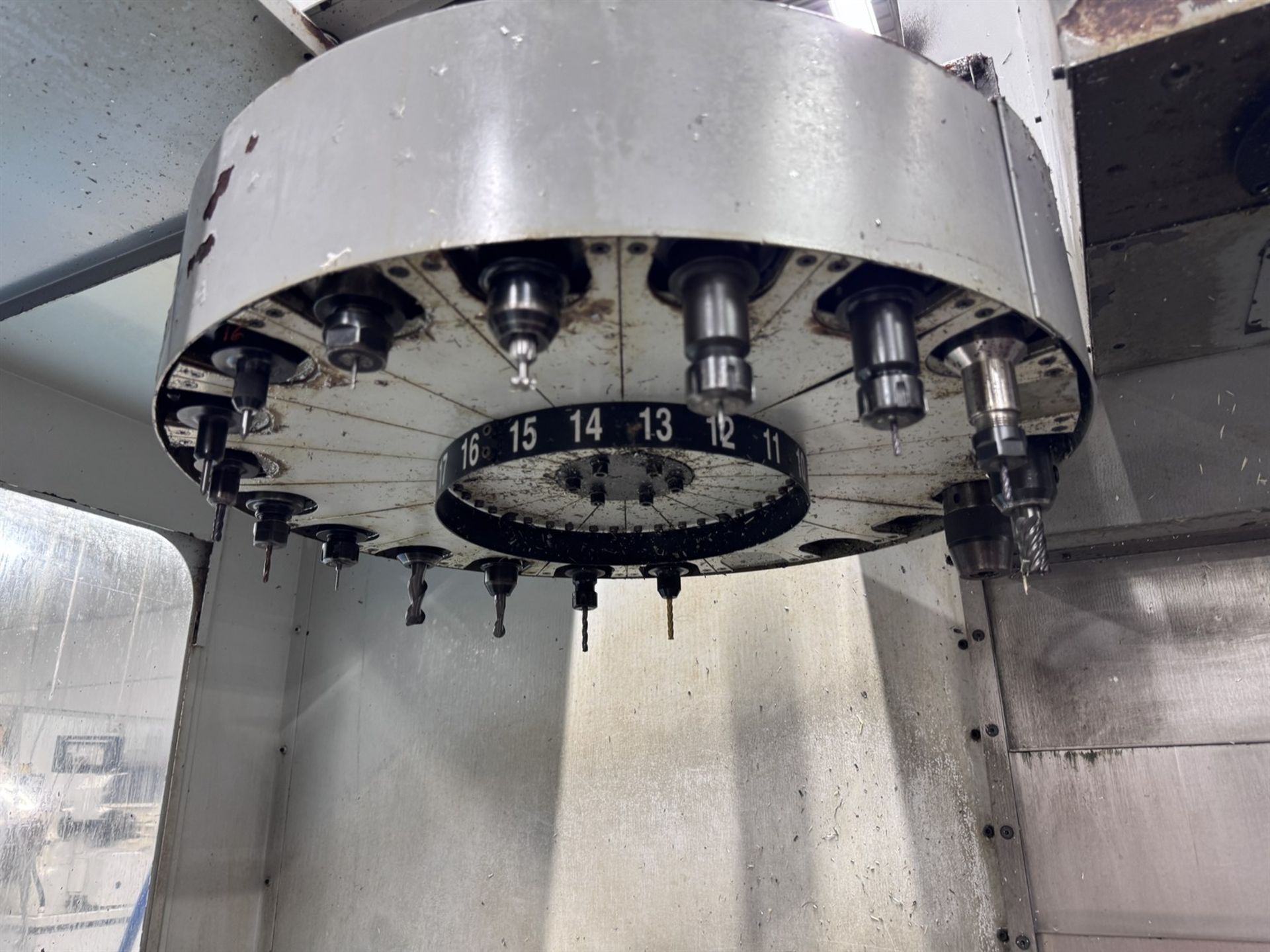 HAAS VF-3 4-Axis Vertical Machining Center, s/n 9127, w/ Haas Control, 18" x 48" Table, 3500 lb. - Image 6 of 8