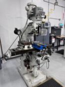 BRIDGEPORT Series I 2 HP Milling Machine, s/n 204990, w/ 9" x 42" Power Feed Table, 50-4200 RPM,