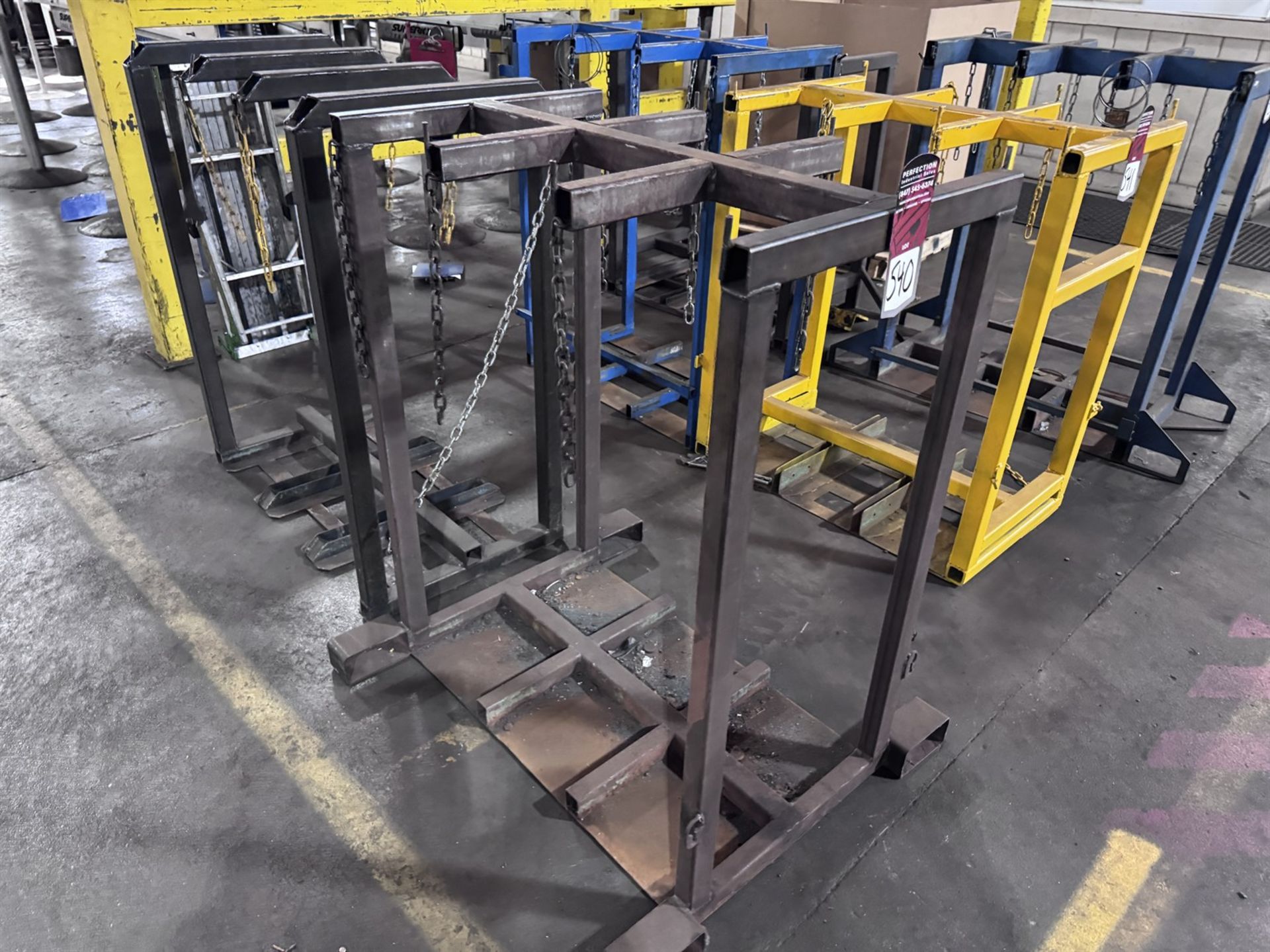 Mpt Tank Rack { Group of lots: 540, 542 } Lot of (2) Tank Racks