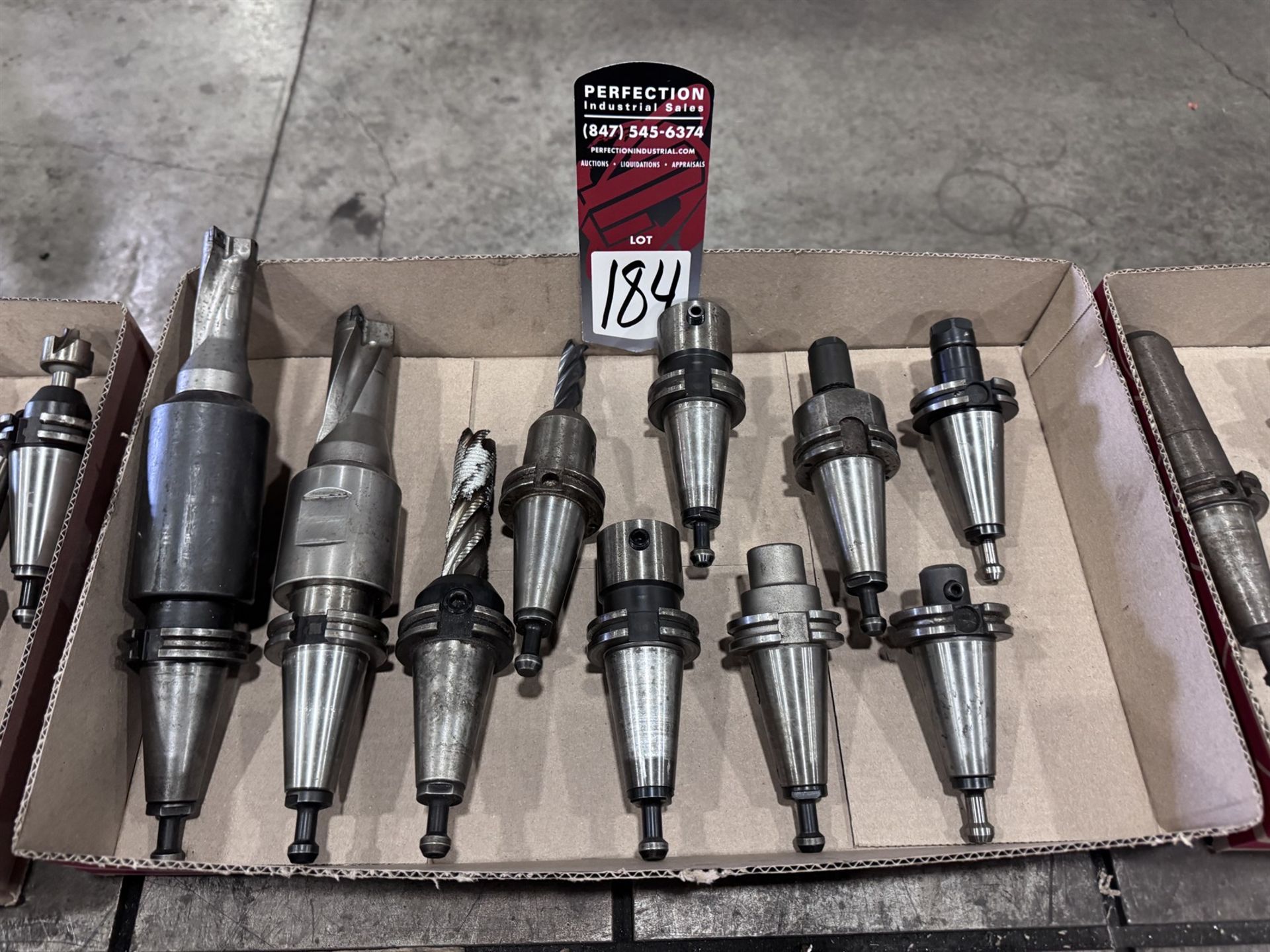 Lot of (10) CAT 40 Tool Holders