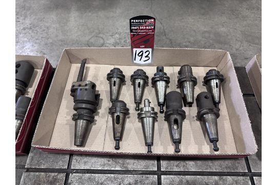 Lot of (10) CAT 40 Tool Holders