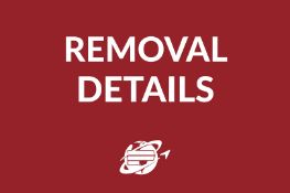 All items must be removed by Friday, February 13. All removal is strictly on an appointment only