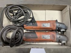 Lot Comprising (2) FEIN CG10-115PDE 4-1/2" Grinders