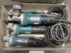 Lot Comprising (4) MAKITA 9557PB 4-1/2" Grinders