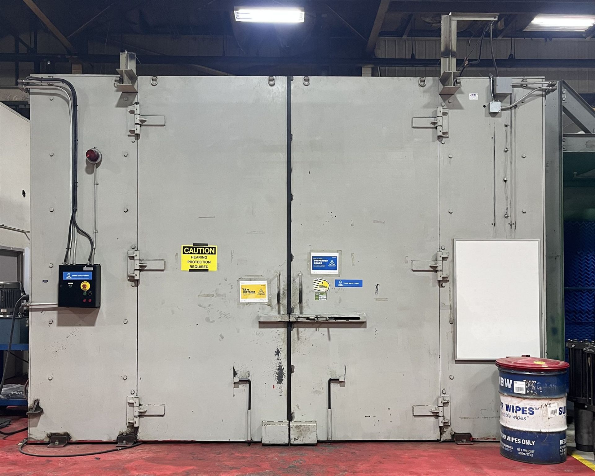 Custom Pressure Test Booth, w/ 16’ Wide x 16’ Deep x 136” High, 3.4 ...