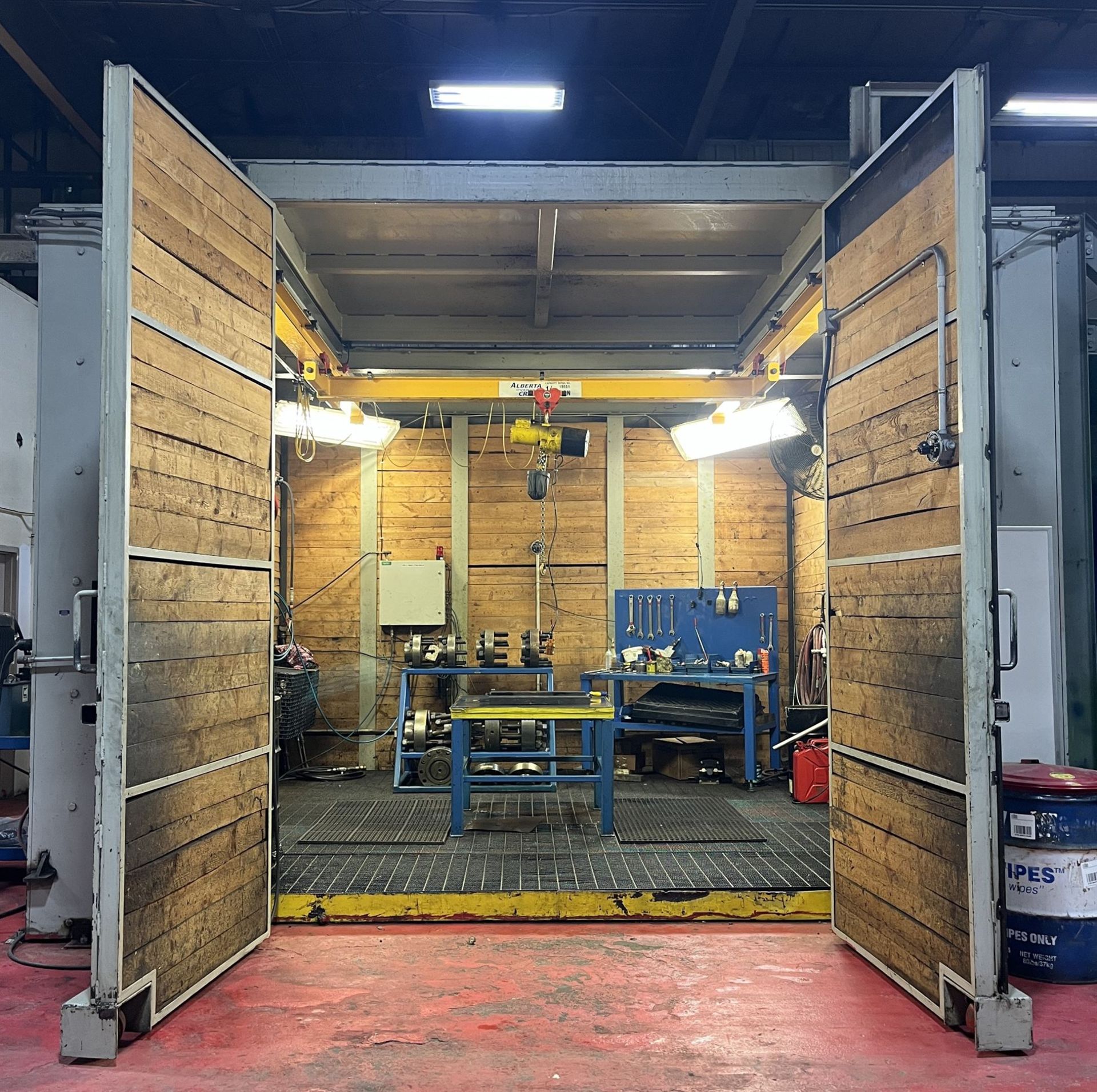 Custom Pressure Test Booth, w/ 16’ Wide x 16’ Deep x 136” High, 3.4 ...