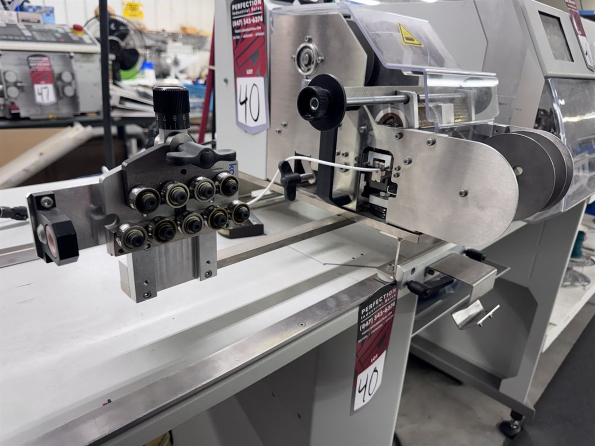 KOMAX KAPPA 330 LINE Including MECHTRIX MPF-33 Wire Prefeed, s/n 15158 ...