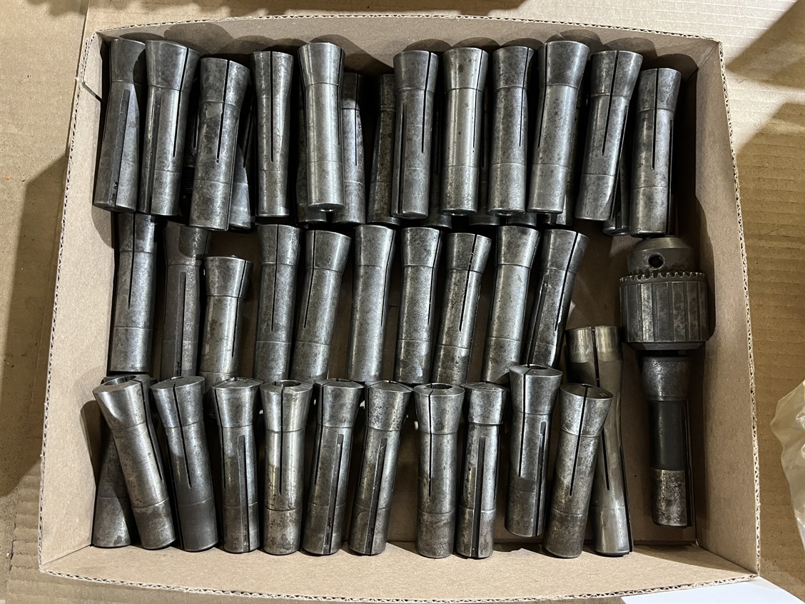 Lot of Assorted R8 Collets