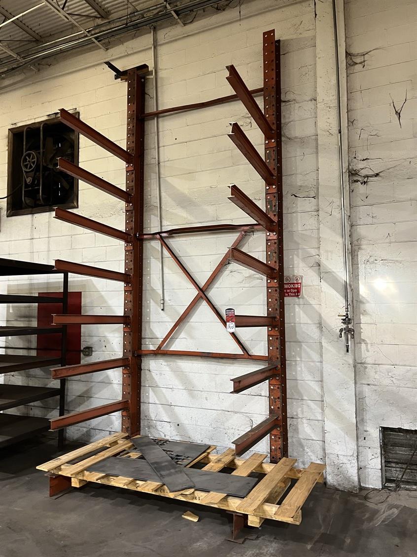 Cantilever Rack, 6'-7" x 4'-9" x 16'-1" (Contents Not Included)