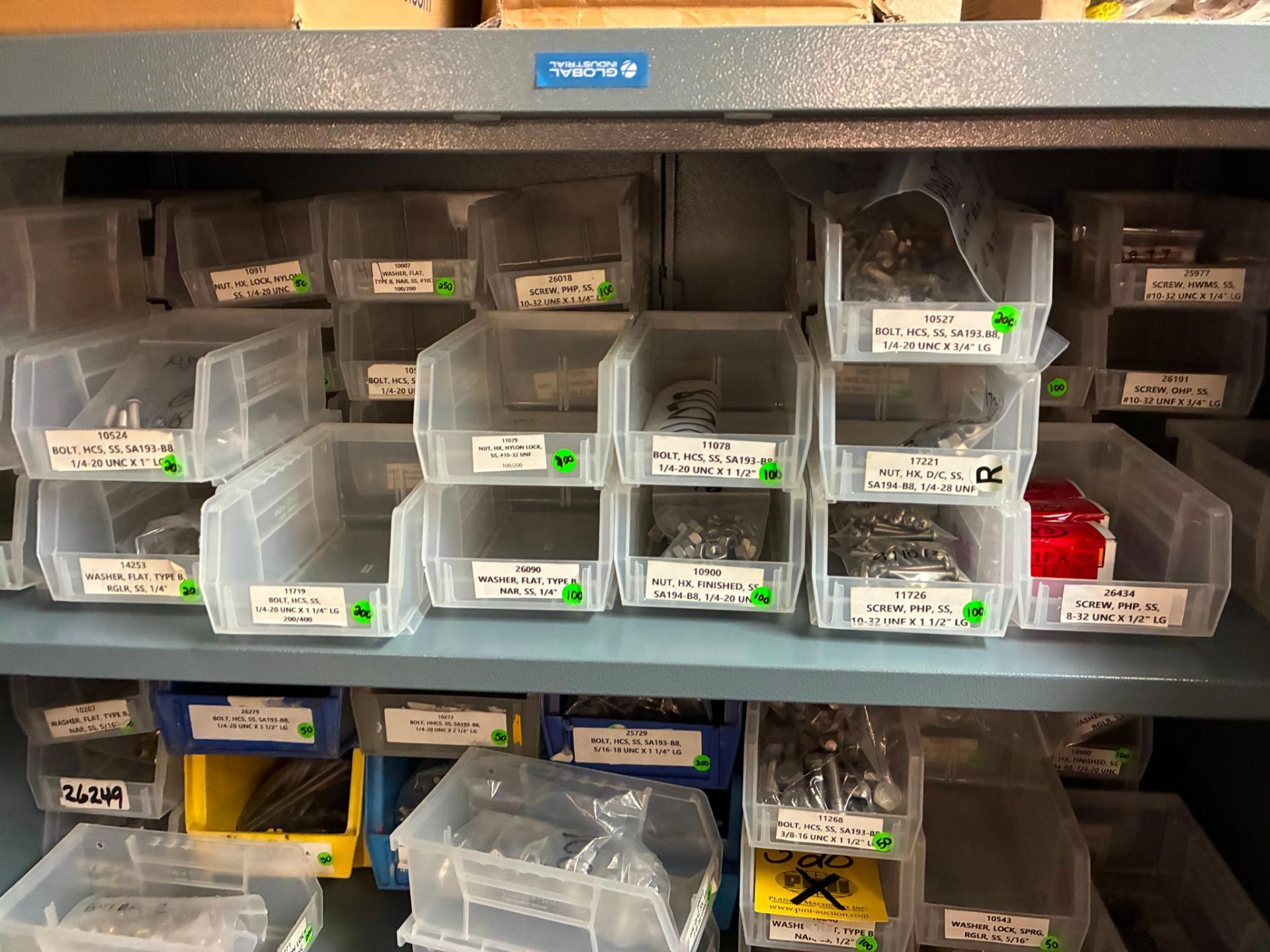 Ref Inventory LOT OF ASSORTED FASTNERS (See inventory reference list for lot details ...