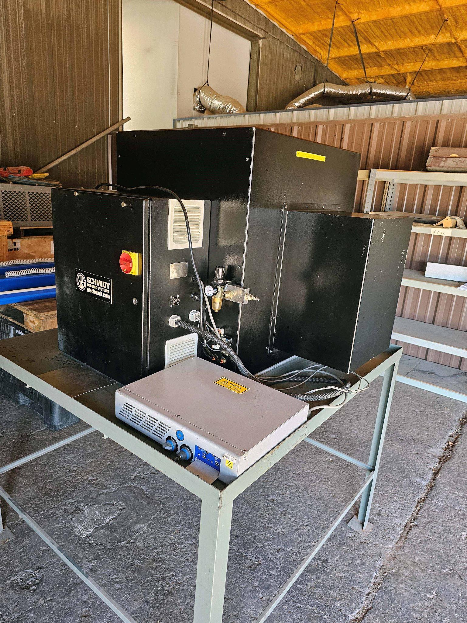 MARKING SYSTEM, GEO T. SCHMIDT MDL. MICROLASEII, S/N 17660166606 (Located at: Gulf Coast Repair & Ma