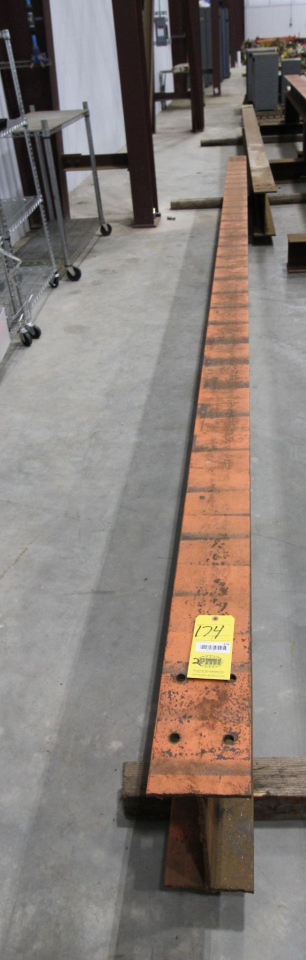 LOT OF STEEL I-BEAMS (2), 6-1/2" x 12" I-beam x 245"L. (Located at ...