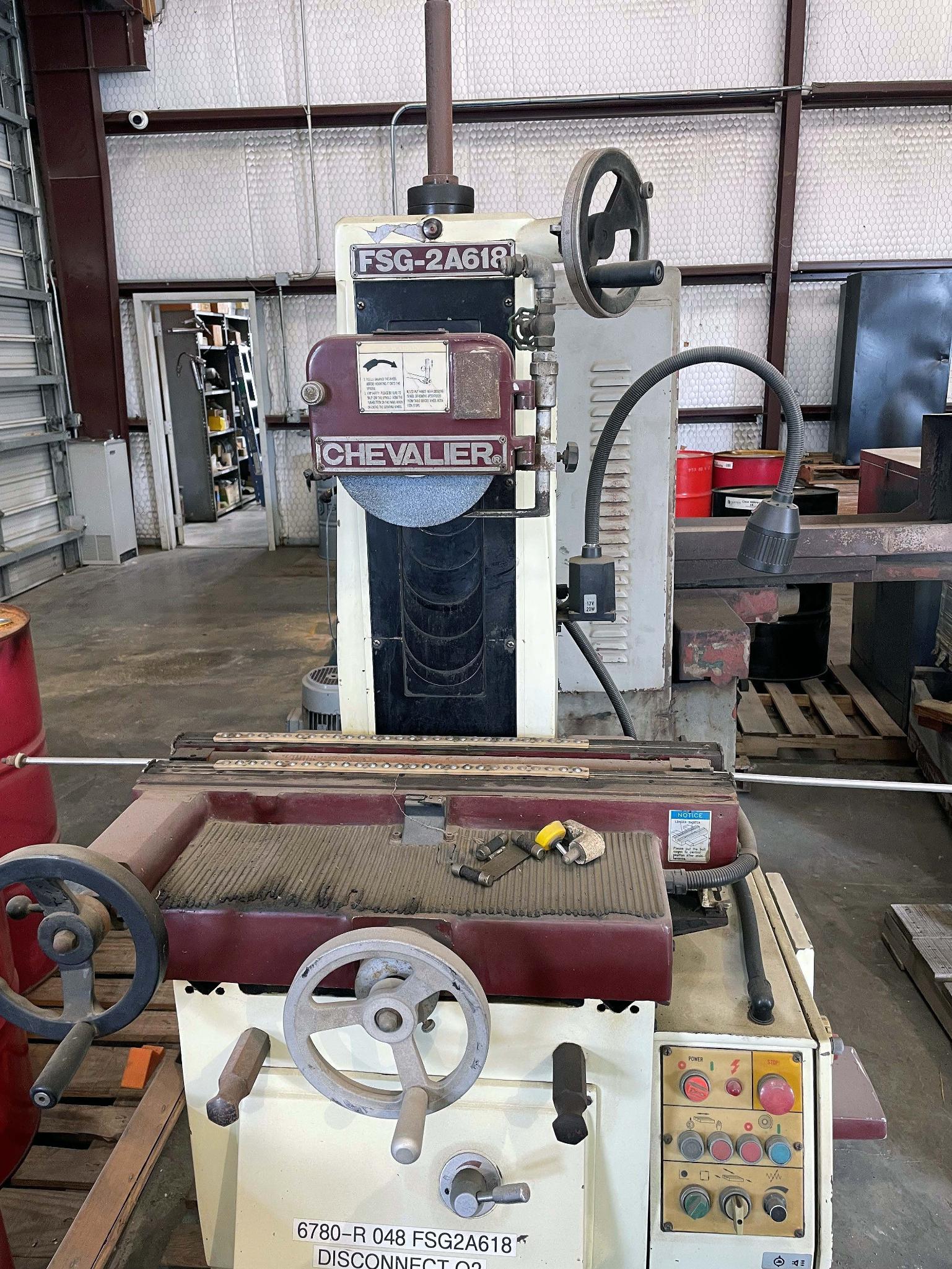 SURFACE GRINDER, CHEVALIER, MDL FSG2A618, with lifting magnet, (needs repair) (Located at: Gulf Coas
