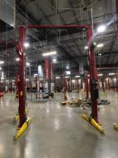 2023 Challenger Lifts Model LE12, 12,000 Lb. Capacity Two Post Auto Lift w/Pneumatic Hose Reel & Ele