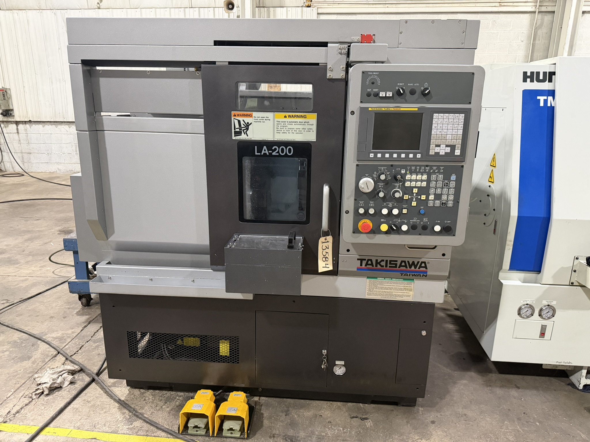 TAKISAWA LA200 2-AXIS CNC LATHE, S/N CQ02L80356, NEW 2021