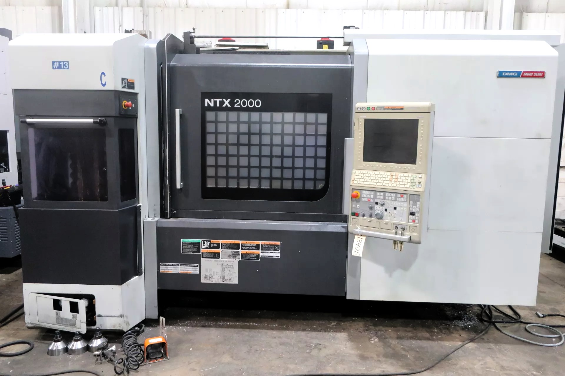 DMG MORI SEIKI NTX2000/1500SZM CNC MILL TURN MACHINING CENTER, S/N NTX20140201, NEW 2014