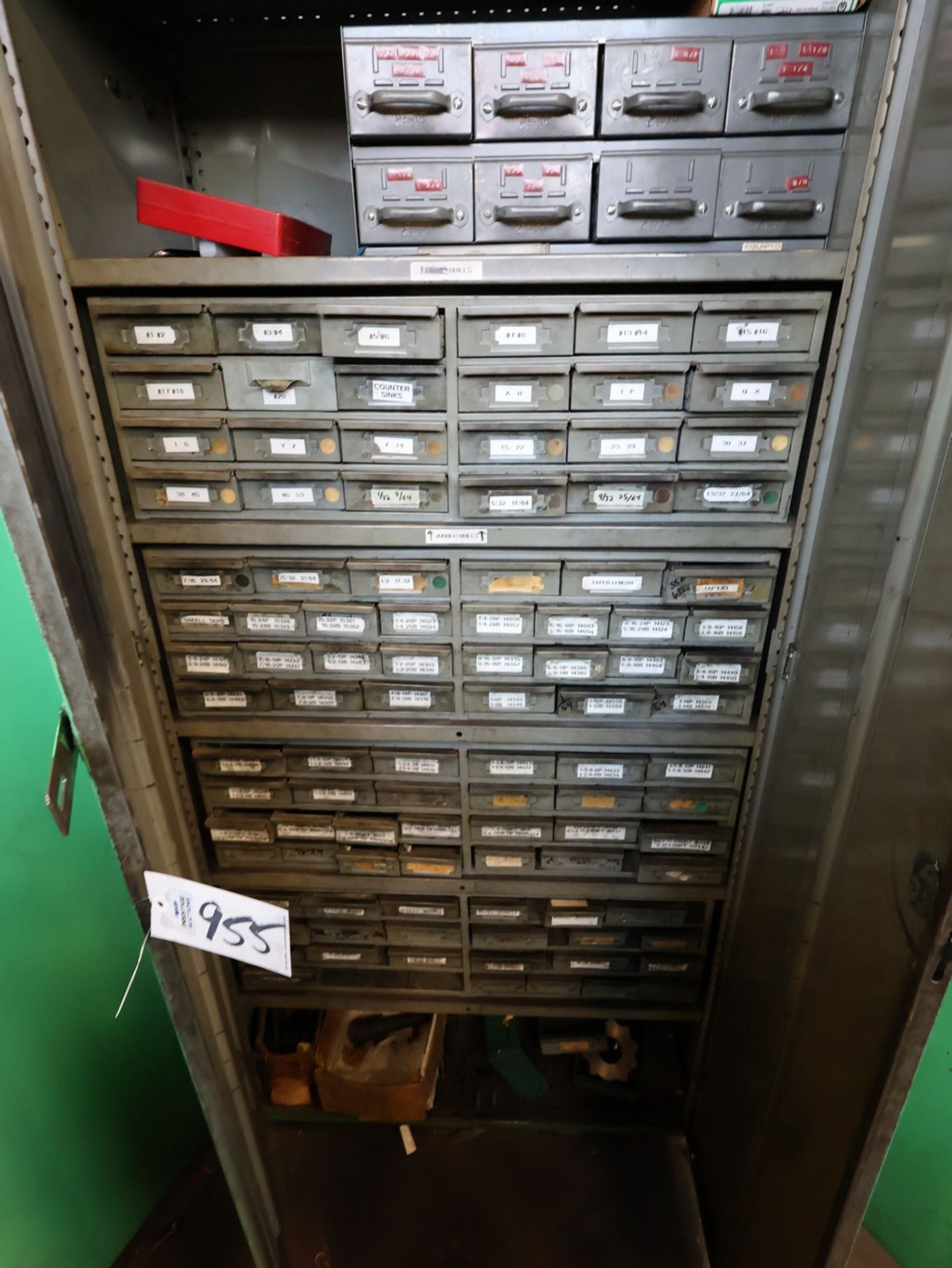 2-Door Steel Cabinet, w/ Parts Drawers