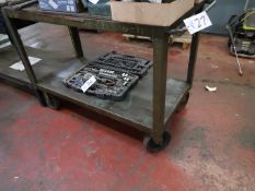 24" x 48" Metal Rolling Cart (no contents)