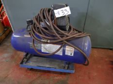 Campbell Hausfeld WL605204AJ 5HP Horizontal Tank Mounted Piston Type Air Compressor