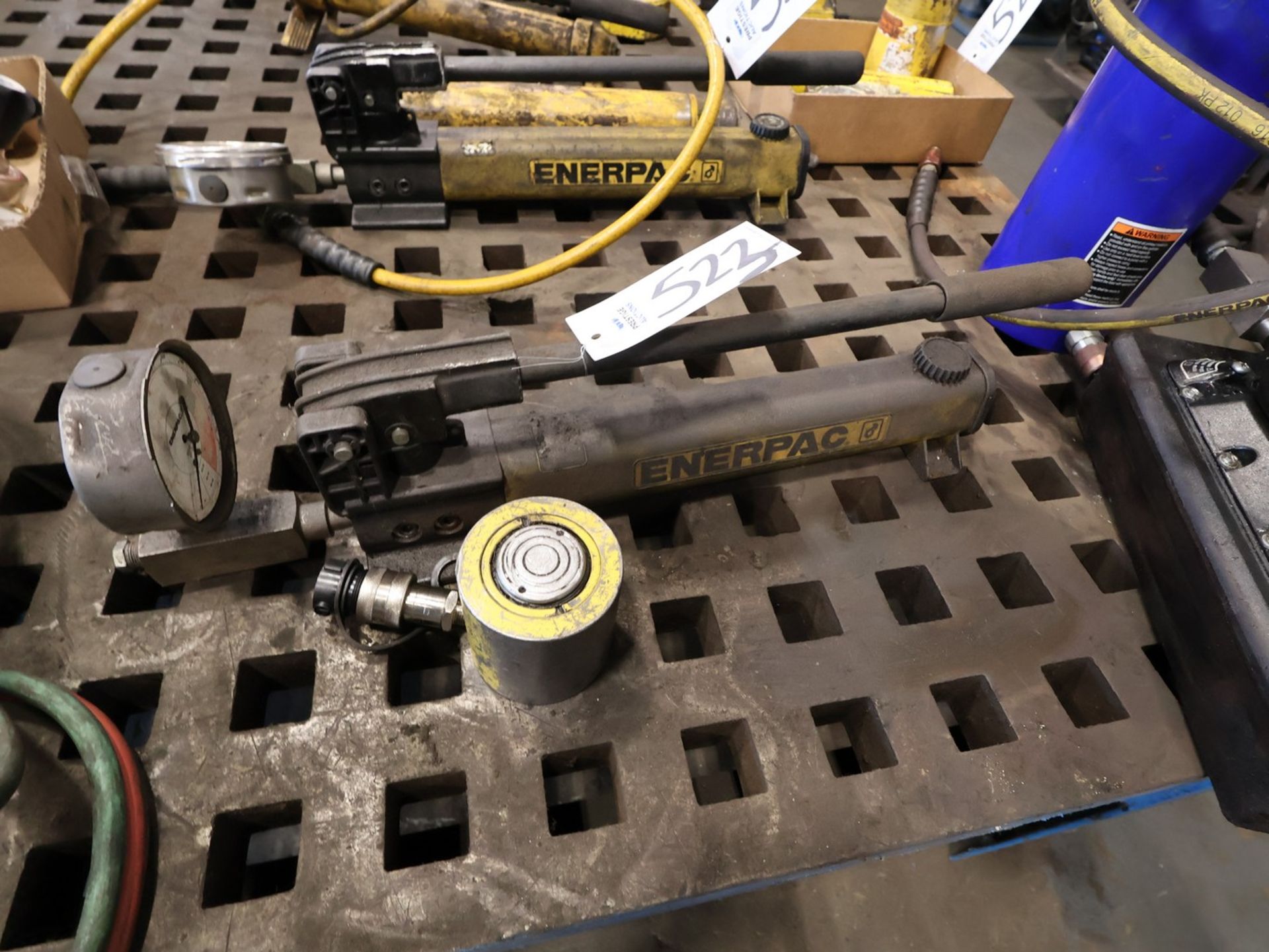 Enerpac Hydraulic Pump Unit, w/ Ram