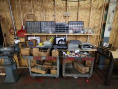 Section w/ Fittings, Parts Drawers w/ Hardware, etc.