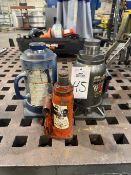 Lot of (3) Hydraulic Bottle Jacks Includes: (1) 30-Ton, (1) 20-Ton. (1) 6-Ton