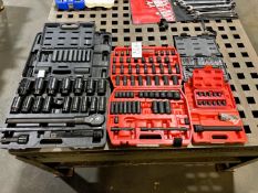 Lot of Assorted High-Impact Sockets Includes: Deep, Shallow, Metric and Standard Sockets, Extensions
