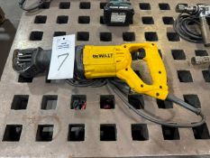 (1) Corded Dewalt Sawzall Model: DWE304, 1 1/8" Stroke, 120V
