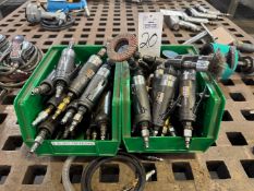 Lot of Assorted Straight/Right Angle Die Grinders