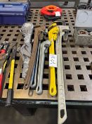 Lot of Assorted Pipe Wrenches