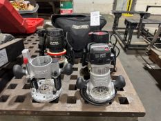 Lot of Assorted Craftsman Routers (1) Craftsman Combo Router with Plunge Base, (2) Craftsman Super R