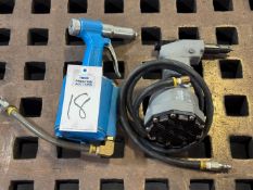 Lot of (2) Pneumatic Rivet Guns