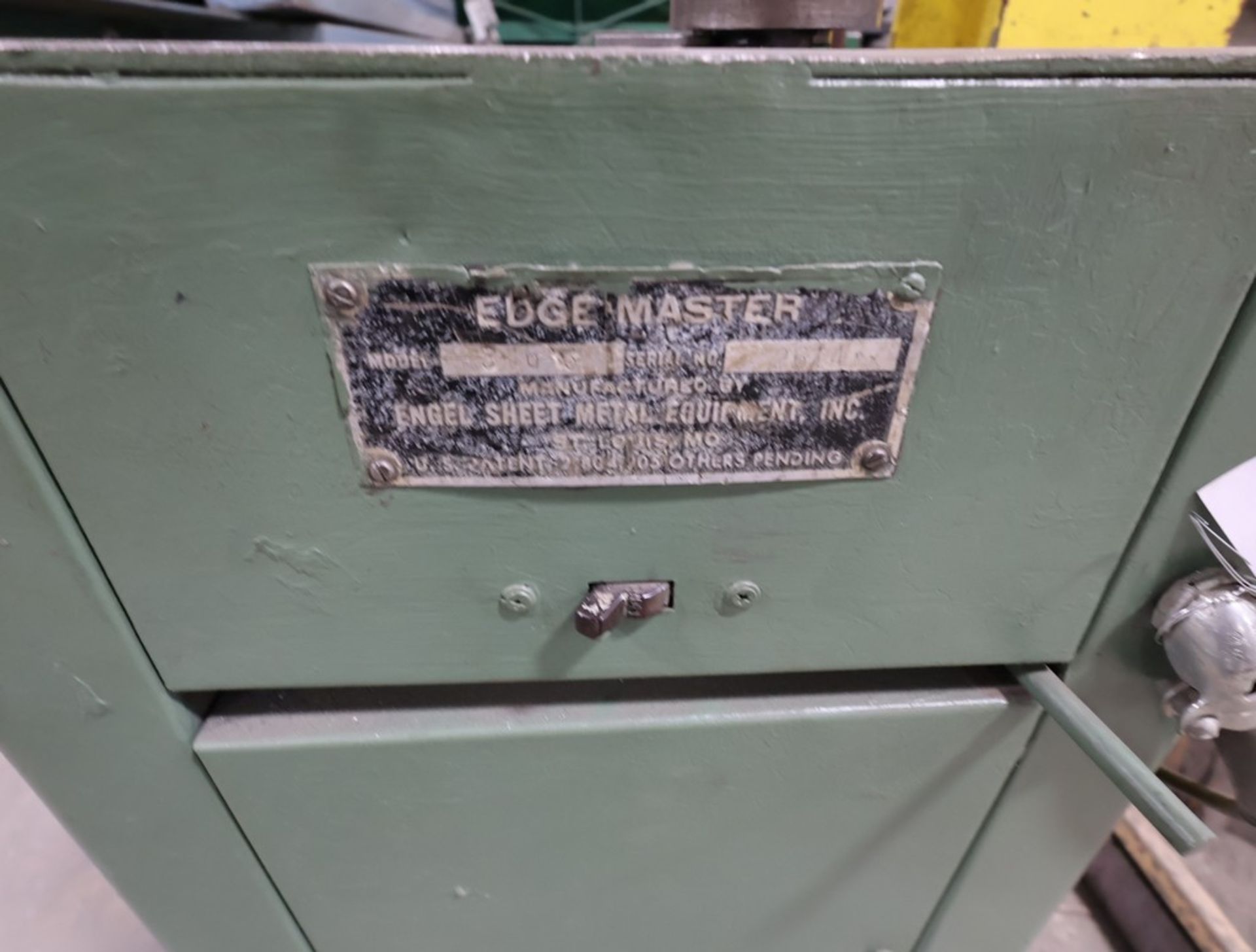 Engel Edge Engel 316-3 Edge Master, S/N: 2614