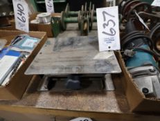 8" x 10" Scissor Lift Table, Bench Type