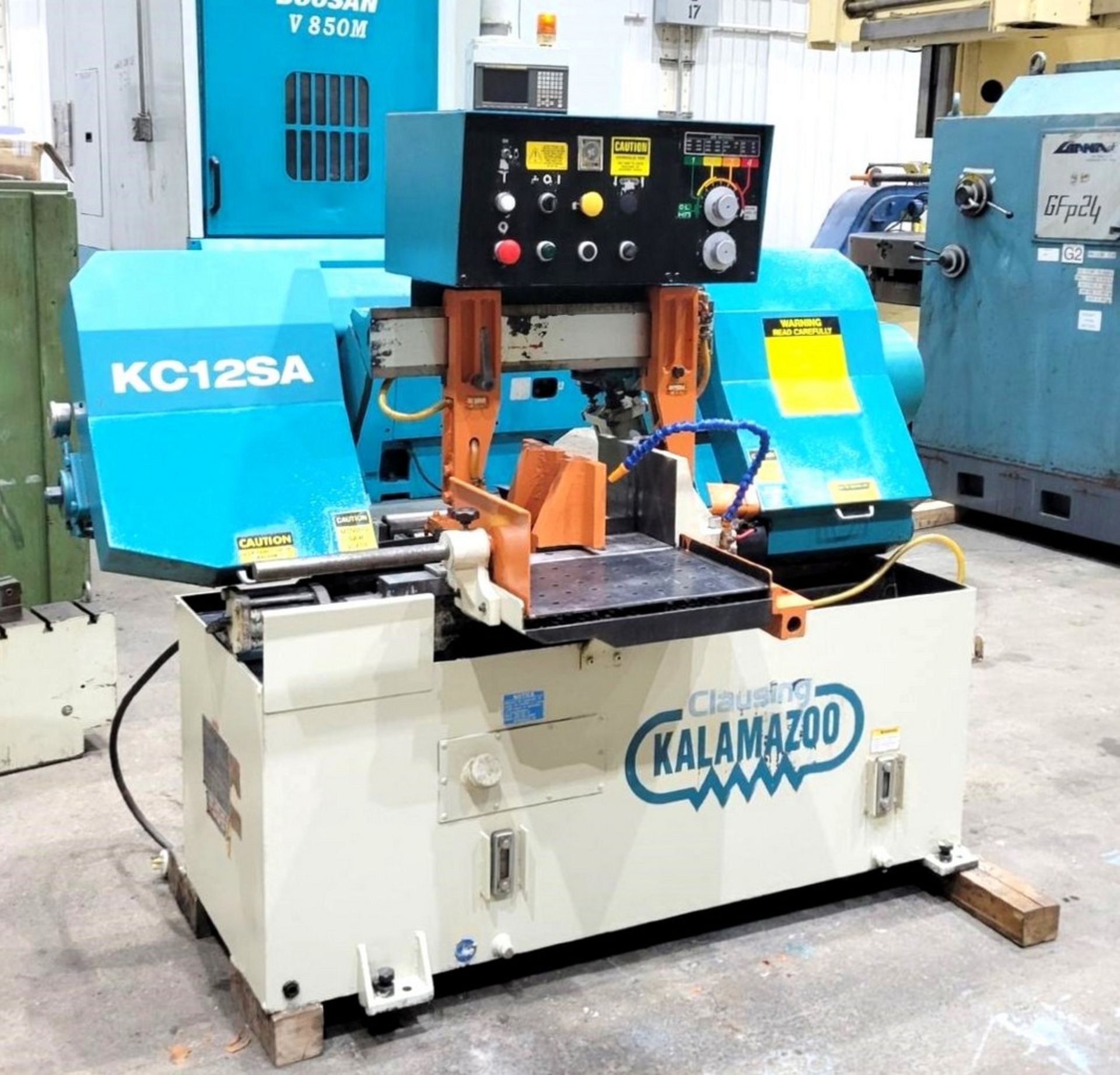 2016 Clausing Kalamazoo KC12SA Horizontal Band Saw, 12