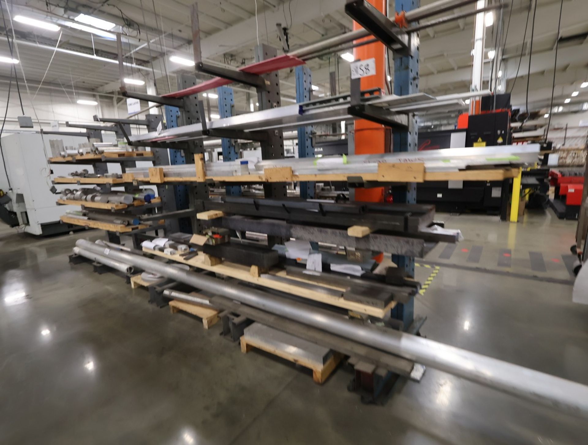 Slug In Rack Contents of Rack - Aluminum Bars, Pipe, Slugs, Steel Flat Stock ...