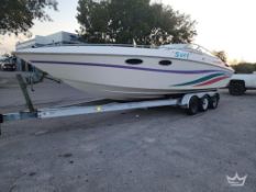1993 Baja 29ft. Boat w Tri-Axle Boat Trailer.