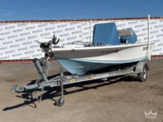 2018 Sea Pro Boat with 2021 Magic Tilt 17ft S/A Boat Trailer