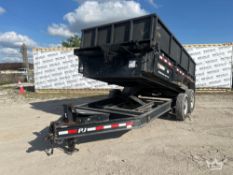 2018 PJ Trailers 14ft T/A End Dump Trailer