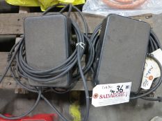 Lot (2) C850-0825 2 Watt Foot Pedals