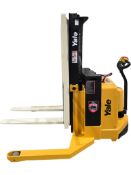 2008 Yale 4,000lbs Capacity 24V Electric Stacker Pallet 100" 39" Lift Height WITH 3181 HOURS