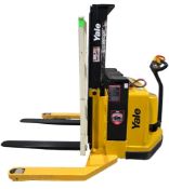 2008 Yale 4,000lbs Capacity 24V Electric Stacker WITH 2448 HOURS