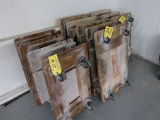 (12) Heavy Duty Wood Dollies