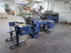 2012 MBO Folder Model T535E-1-53/4, 4/4/4, Continuous Feed, S/N 111070120303/17647 with MBO MS Contr