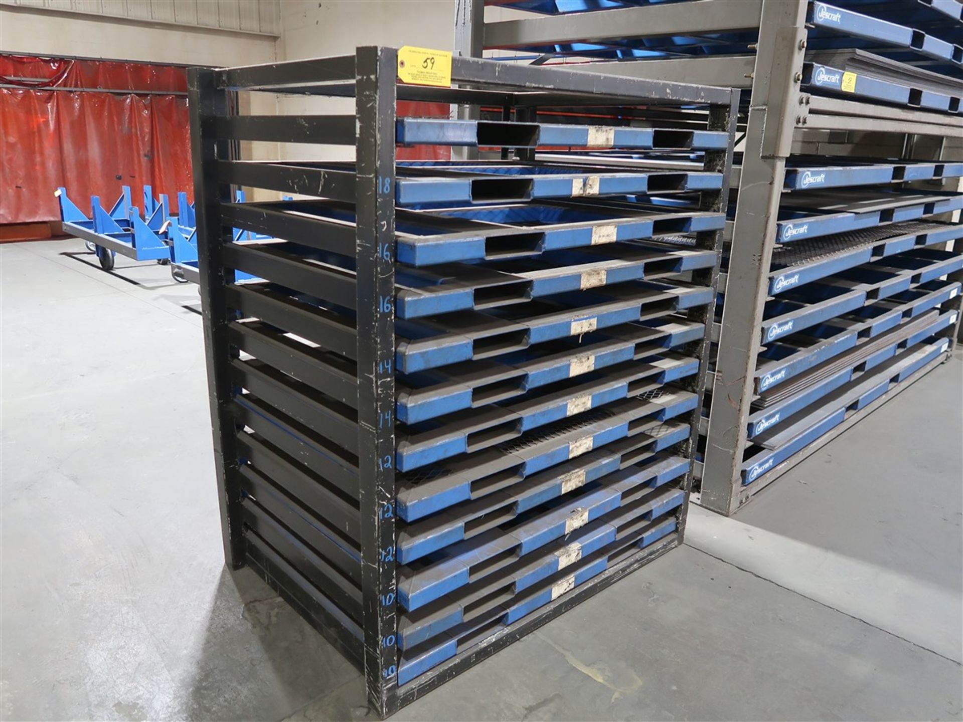 Heavy Duty Multi-Position Sheet Inventory Rack 48