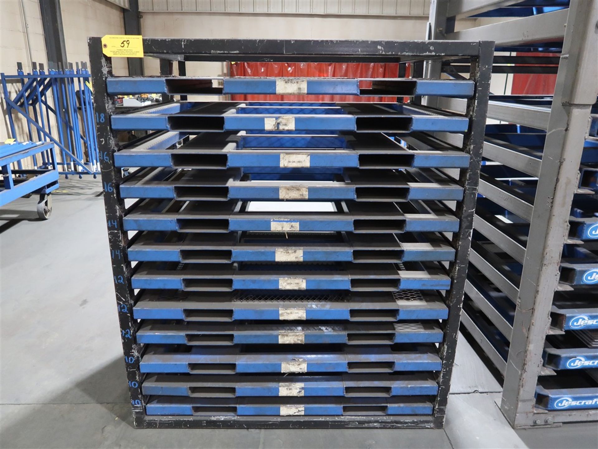 Heavy Duty Multi-Position Sheet Inventory Rack 48