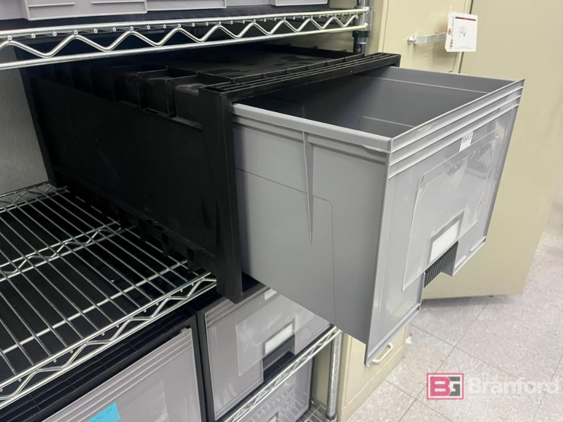 Metro Rack Drawers Wire Metro Rack w/ Contents incl (11) Totes