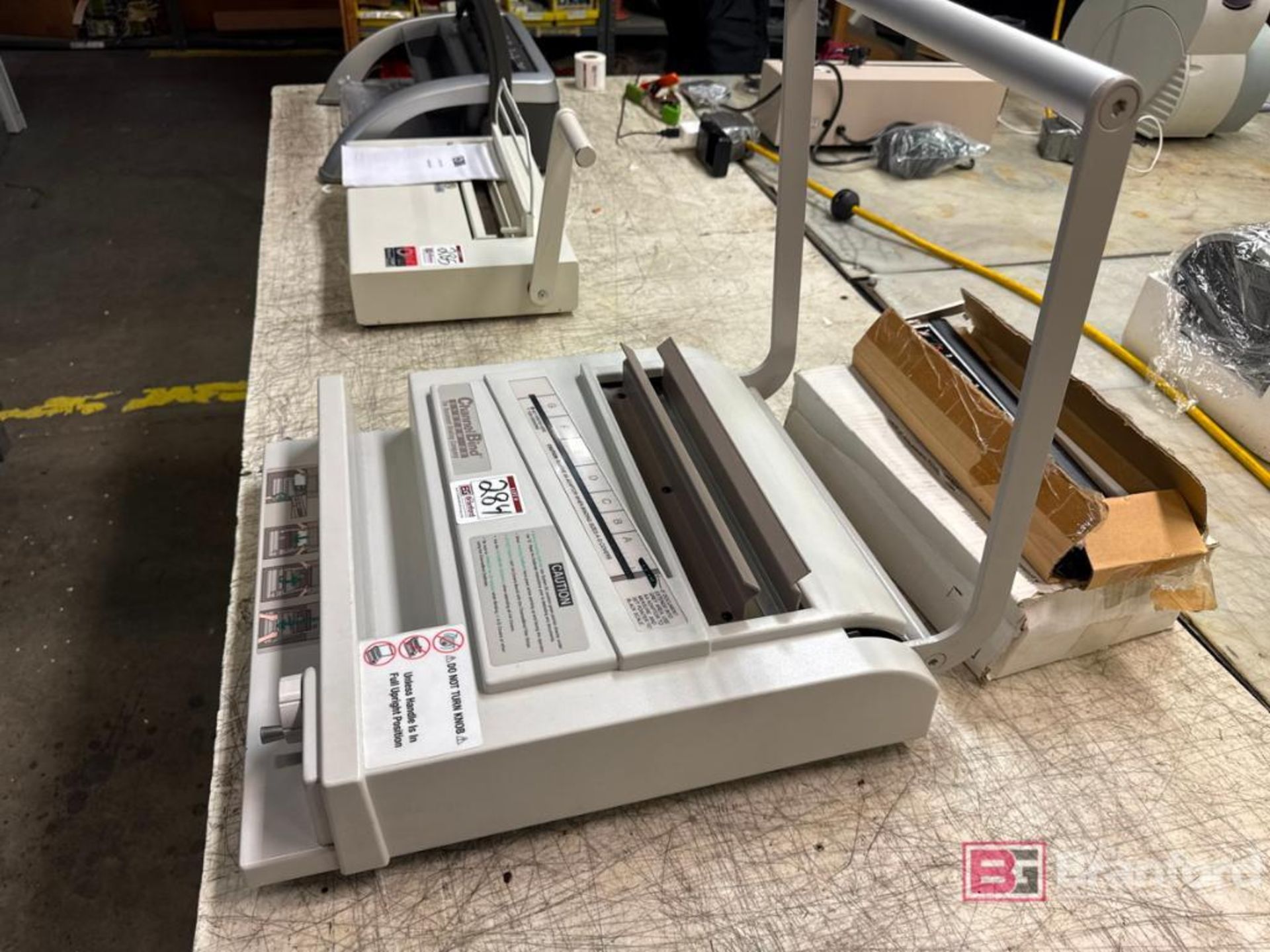Channelbind System 20 Spiral Binding Machine Sizes A thru G Covers