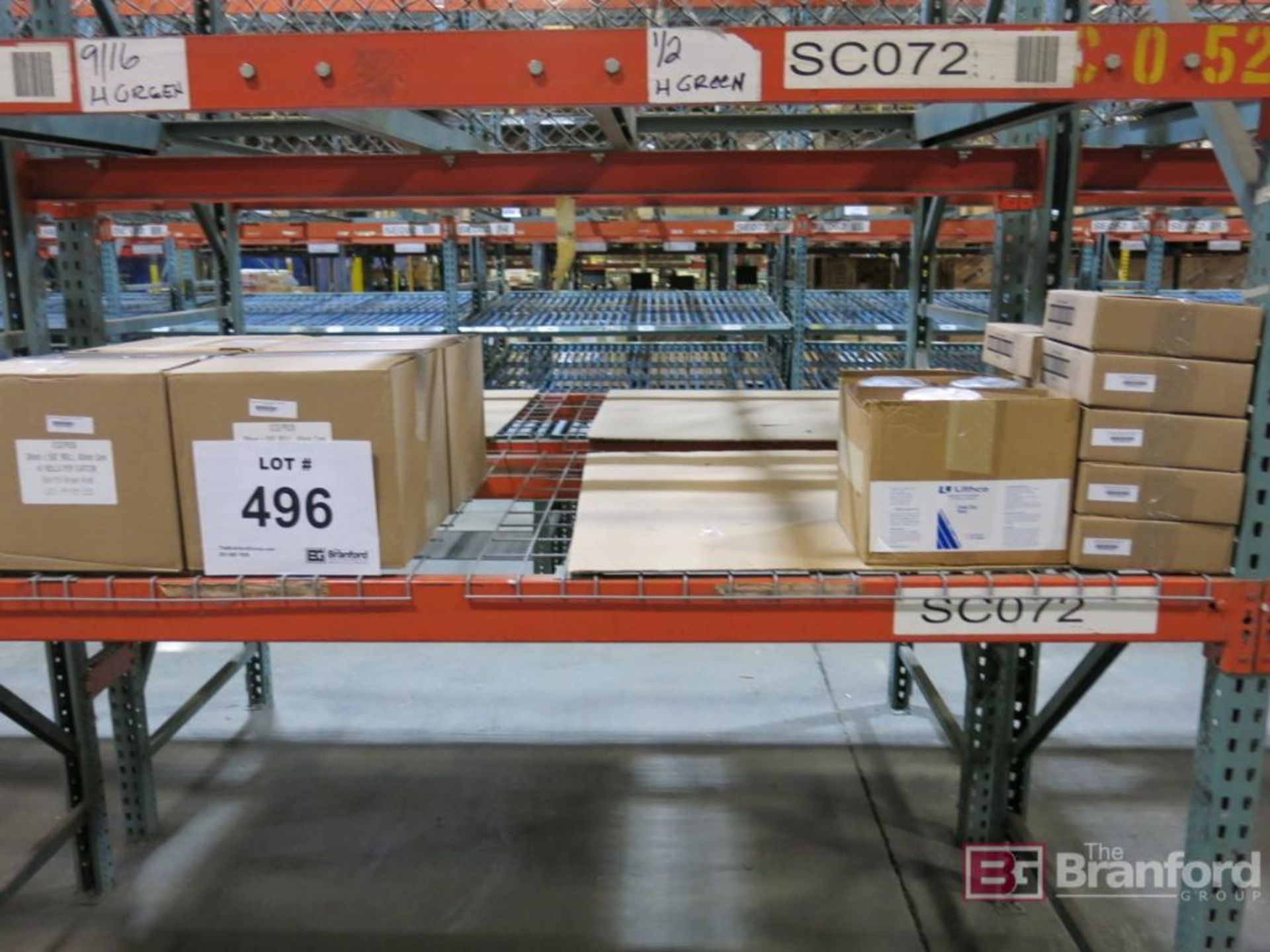 Pallet Rack Padding Contents of (4) Sections of Pallet Racking Incl Padding Blue, Craft ...